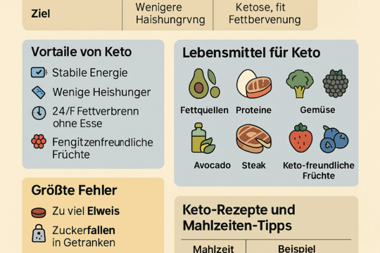Keto vs. Low Carb: Unterschiede, Vorteile & Lebensmittel