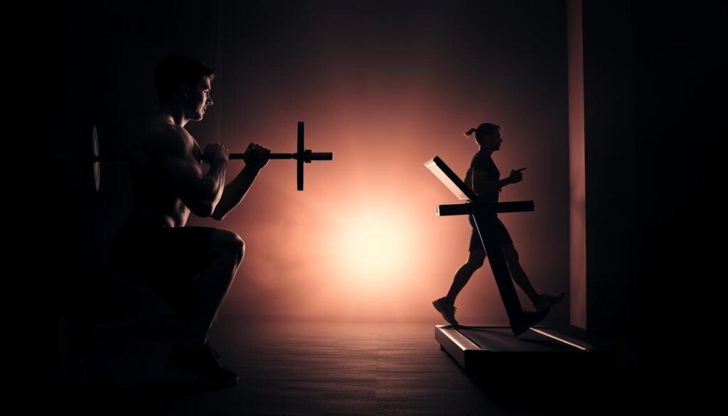 Krafttraining oder Cardio Diät