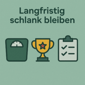 Waage, goldener Pokal, Checkliste mit Haken auf grünem Hintergrund