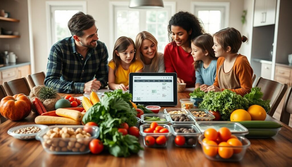 Wochenplanung für gesunde Ernährung